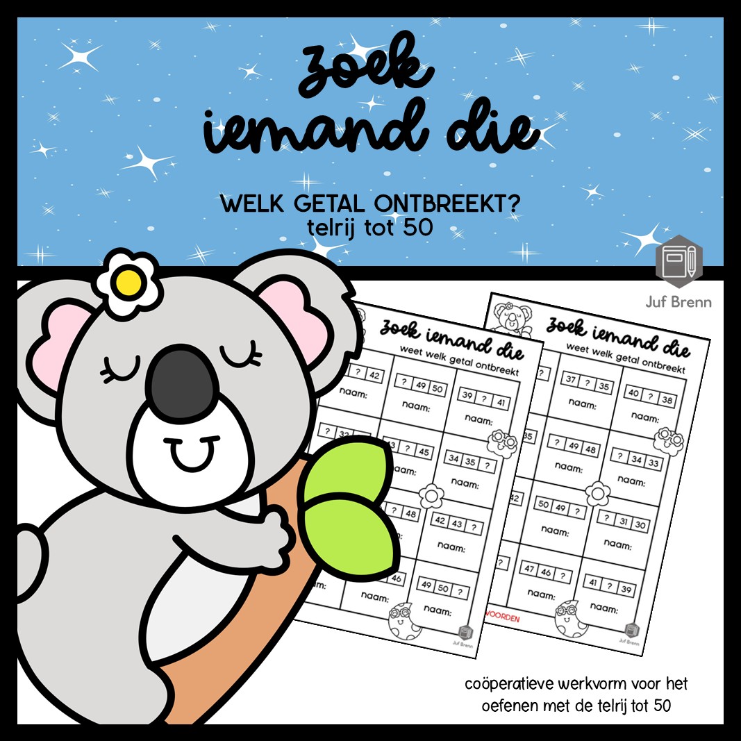 ZOEK IEMAND DIE WELK GETAL ONTBREEKT TELRIJ TOT 50