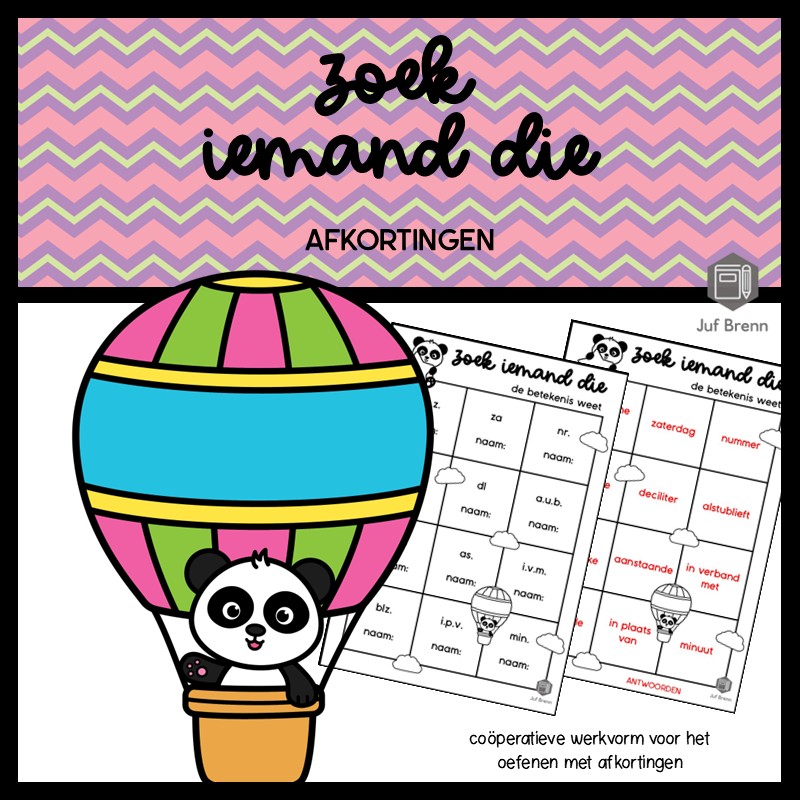 ZOEK IEMAND DIE AFKORTINGEN