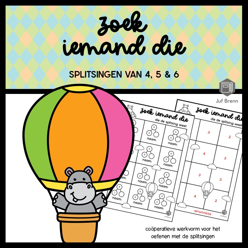 ZOEK IEMAND DIE SPLITSINGEN van 4, 5 & 6