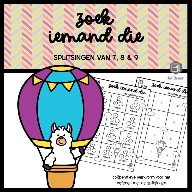 ZOEK IEMAND DIE SPLITSINGEN van 7, 8 & 9