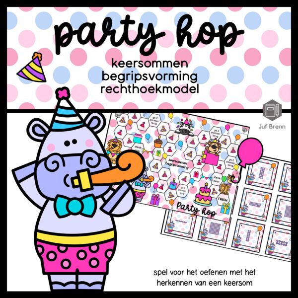 PARTY HOP: TAFELS BEGRIPSVORMING RECHTHOEKMODEL