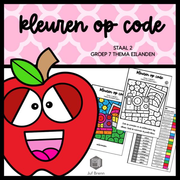 STAAL 2 WOORDENSCHAT KLEUREN OP CODE GROEP 7 THEMA EILANDEN