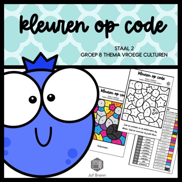 STAAL 2 WOORDENSCHAT KLEUREN OP CODE GROEP 8 THEMA VROEGE CULTUREN