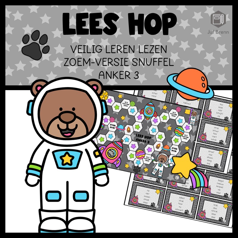 LEES HOP VEILIG LEREN LEZEN ZOEM ANKER 3 SNUFFEL