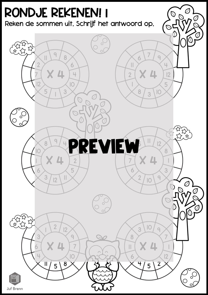 WERKBOEKJE: TAFEL VAN 4 - Afbeelding 6