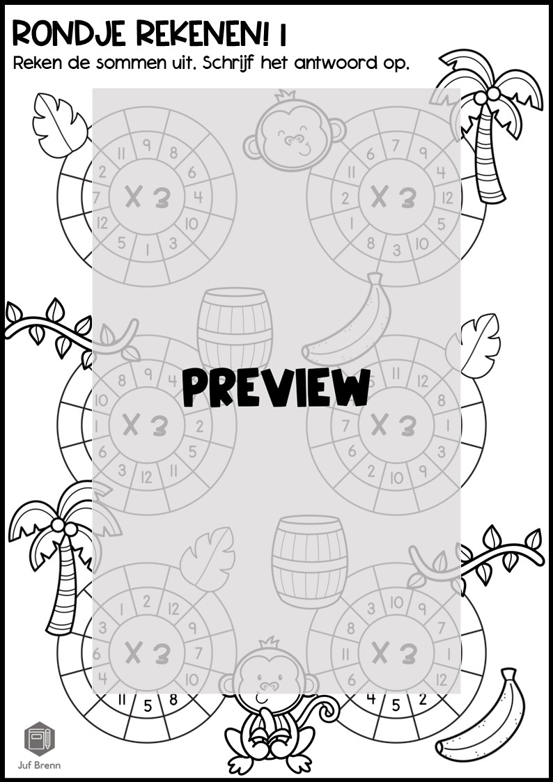 WERKBOEKJE: TAFEL VAN 3 - Afbeelding 6