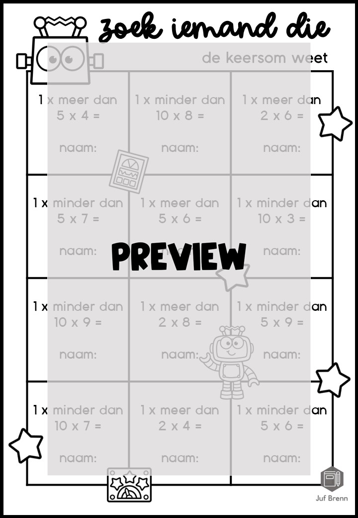ZOEK IEMAND DIE KEERSOMMEN 1 X MEER 1 X MINDER - Afbeelding 2
