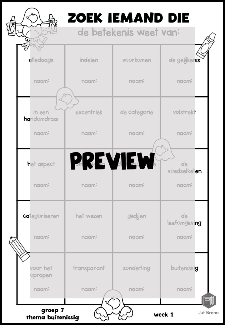 STAAL 2 WOORDENSCHAT ZOEK IEMAND DIE GROEP 7 THEMA BUITENISSIG - Afbeelding 2