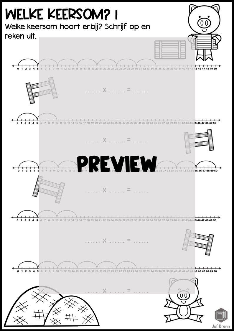WERKBOEKJE: TAFEL VAN 5 - Afbeelding 3