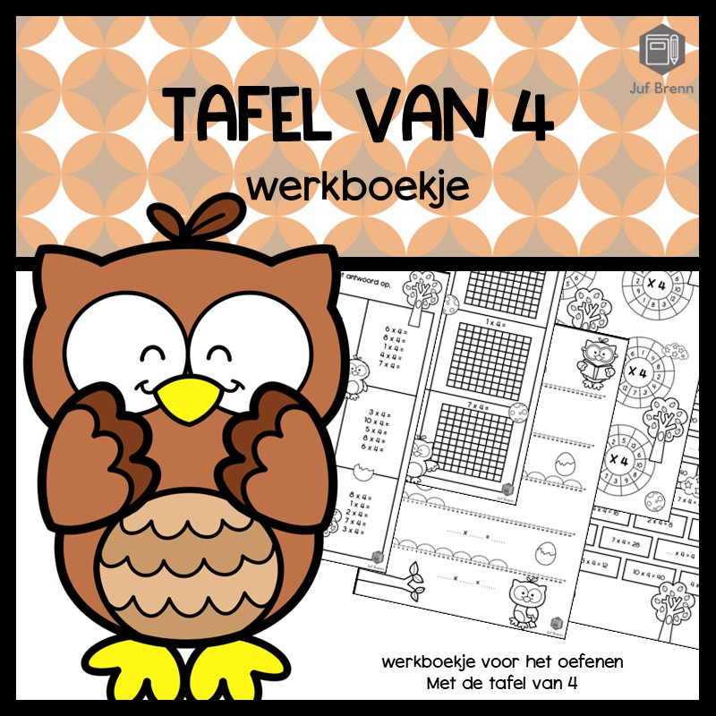 WERKBOEKJE: TAFEL VAN 4