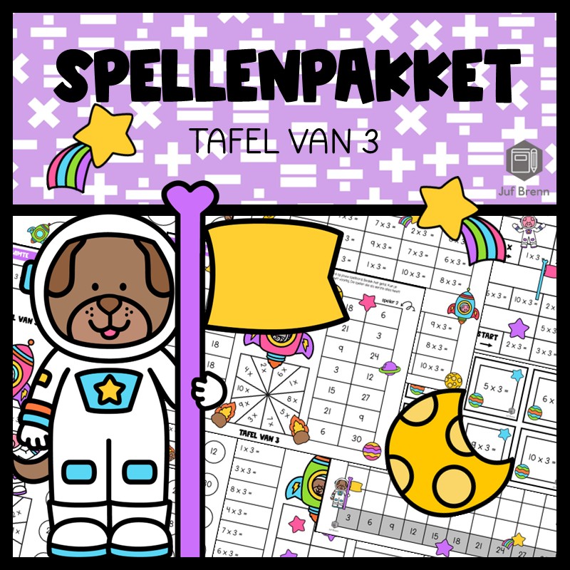 SPELLENPAKKET: TAFEL VAN 3