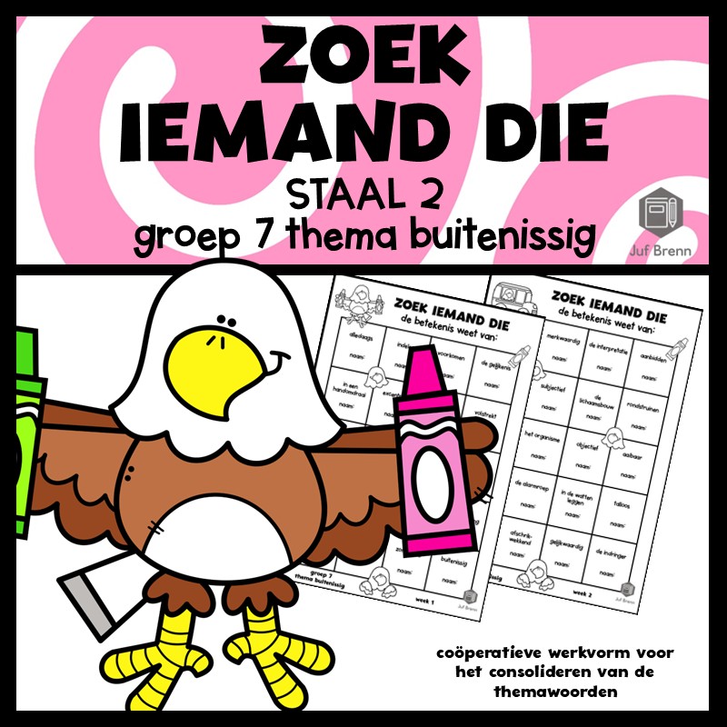 STAAL 2 WOORDENSCHAT ZOEK IEMAND DIE GROEP 7 THEMA BUITENISSIG