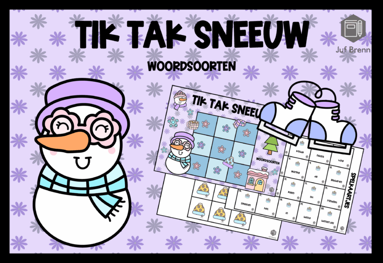 TIK TAK SNEEUW: WOORDSOORTEN