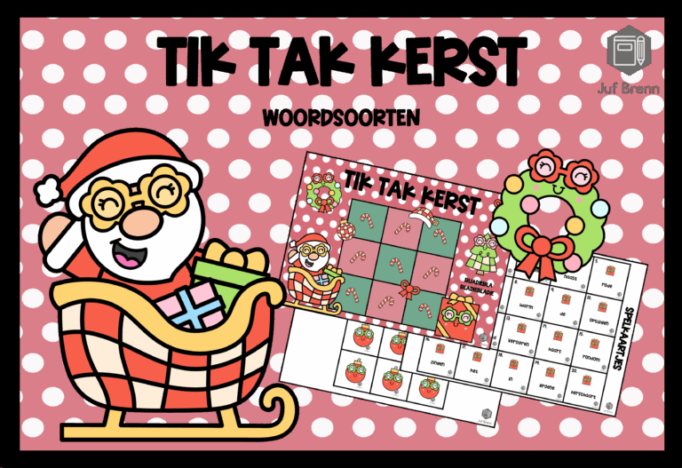 TIK TAK KERST: WOORDSOORTEN