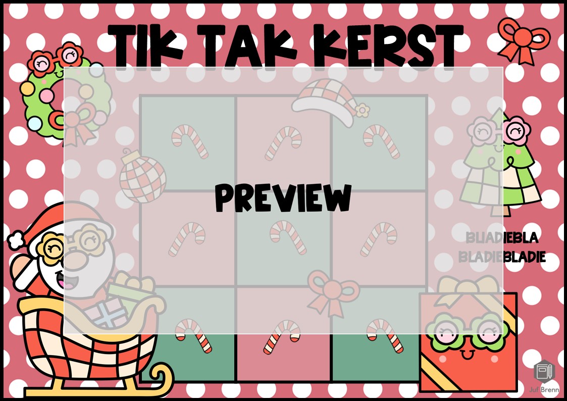 TIK TAK KERST: WOORDSOORTEN - Afbeelding 2