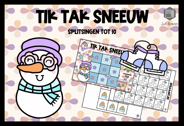 TIK TAK SNEEUW: SPLITSINGEN TOT 10 EN 20