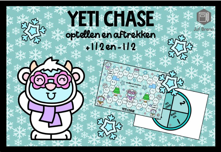 YETI CHASE: OPTELLEN & AFTREKKEN +1 / +2 / -1 /-2