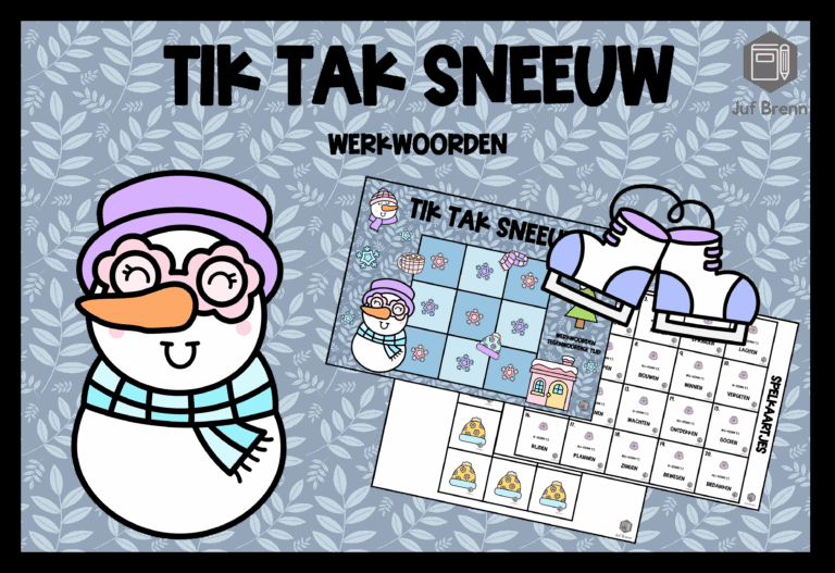 TIK TAK SNEEUW: WERKWOORDEN