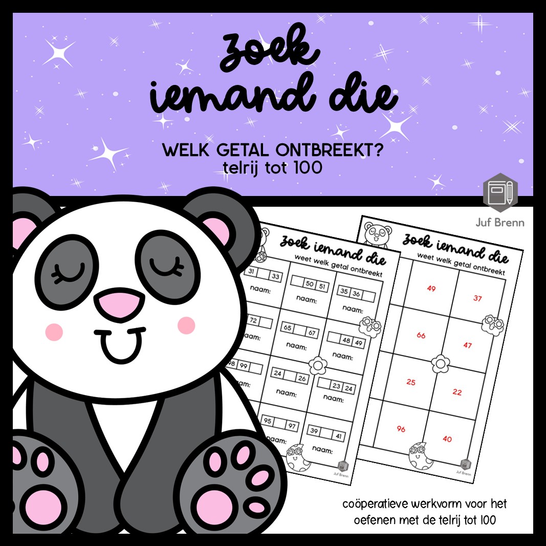 ZOEK IEMAND DIE WELK GETAL ONTBREEKT TELRIJ TOT 100
