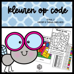 STAAL 2 WOORDENSCHAT KLEUREN OP CODE GROEP 8 THEMA SNELHEID
