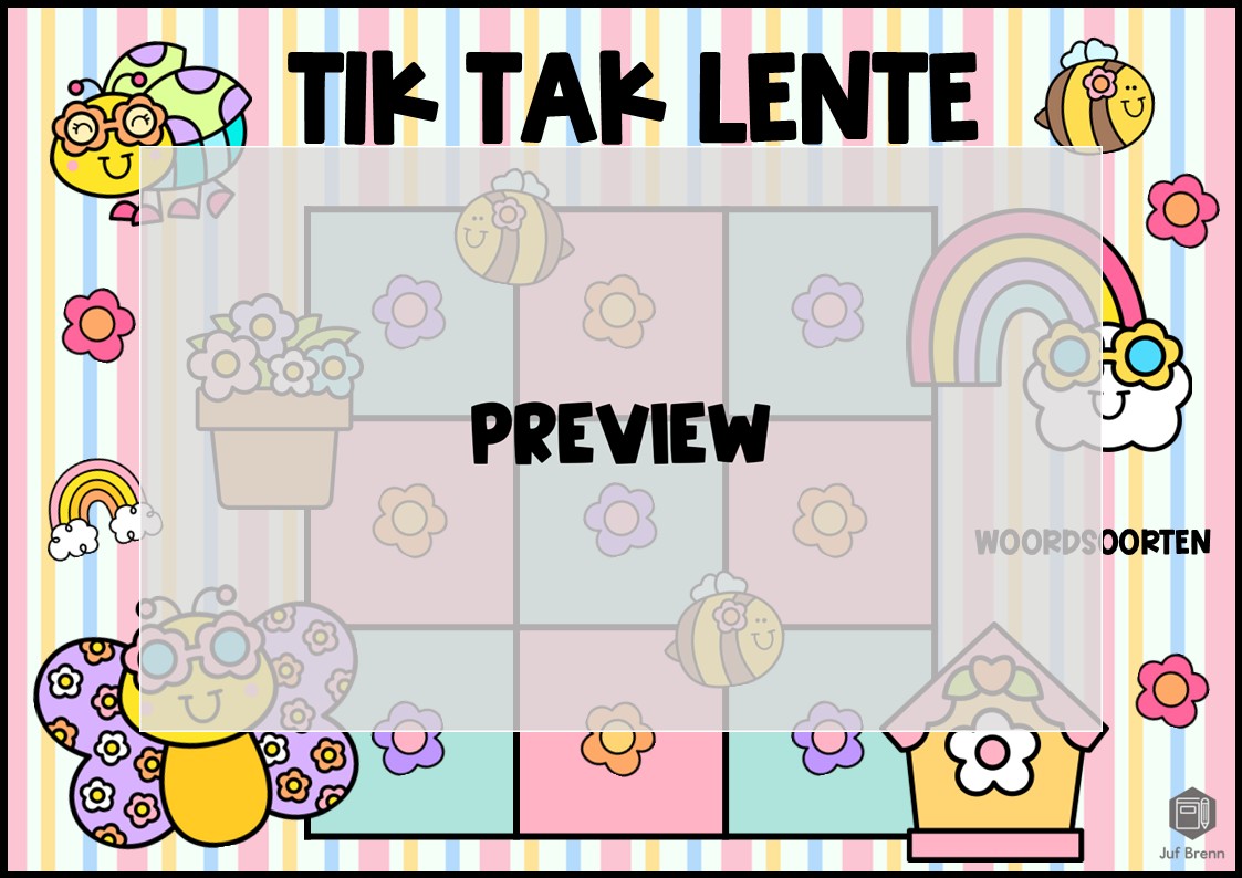 TIK TAK LENTE: WOORDSOORTEN - Afbeelding 2