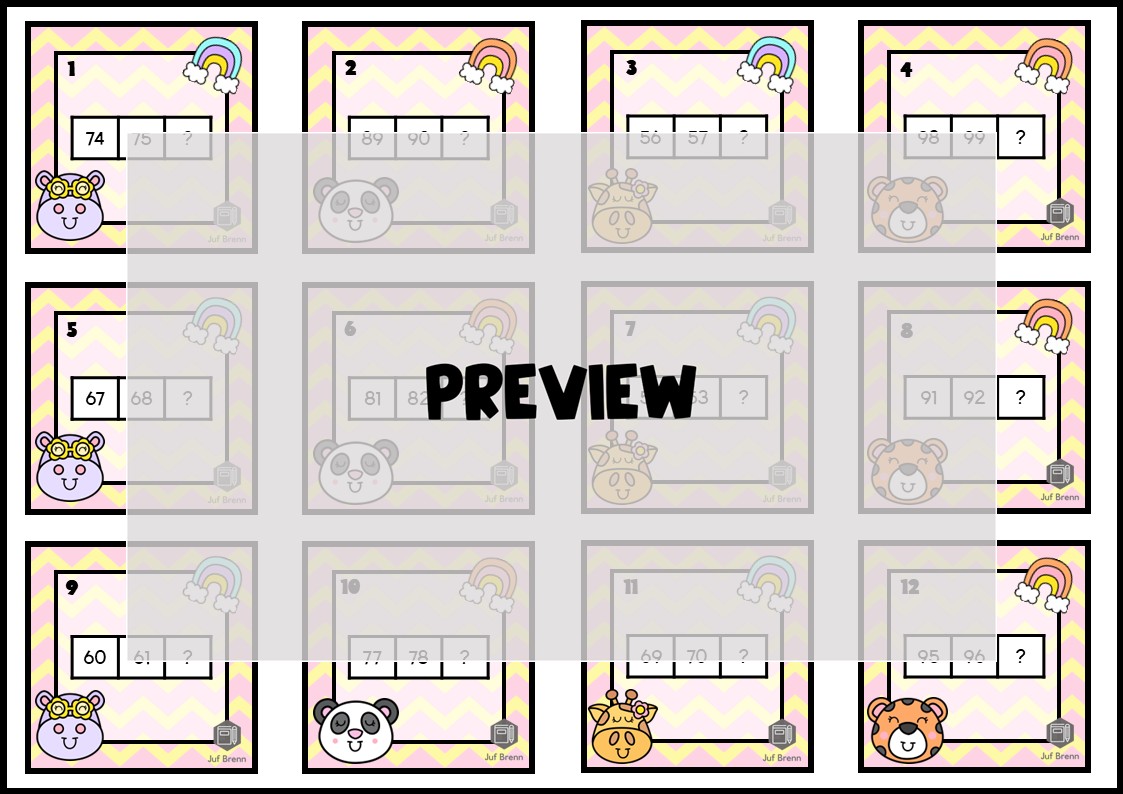 ANIMAL HOP: WELK GETAL ONTBREEKT TELRIJ TOT 100 - Afbeelding 3