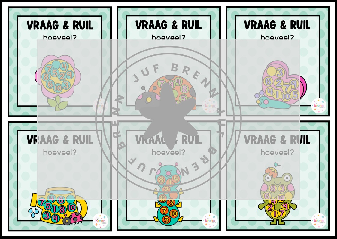 MIX VRAAG & RUIL: WELK GETAL ONTBREEKT TELRIJ TOT 10 LENTE - Afbeelding 3