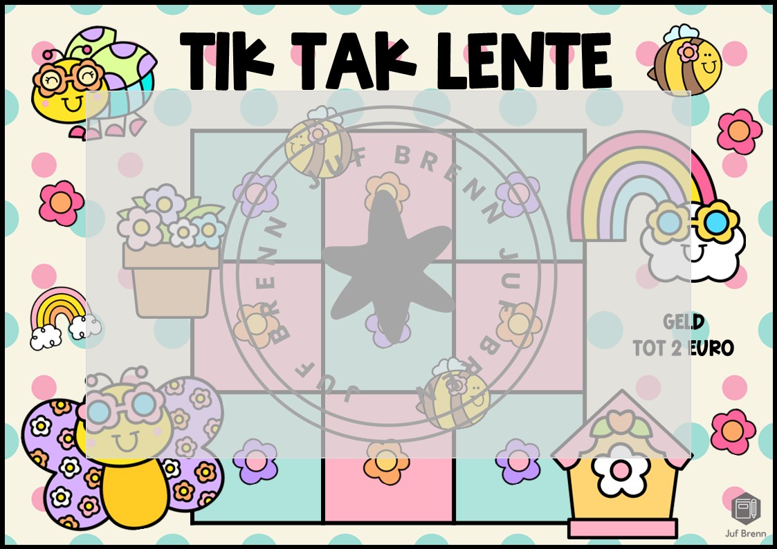 TIK TAK LENTE: GELD TOT 2 EURO - Afbeelding 2