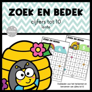 ZOEK & BEDEK: CIJFERS T/M 10 LENTE