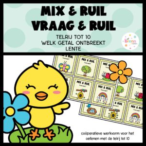 MIX VRAAG & RUIL: WELK GETAL ONTBREEKT TELRIJ TOT 10 LENTE