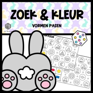 ZOEK & KLEUR PASEN: VORMEN