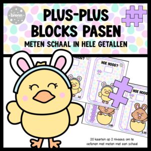 PLUS-PLUS: METEN PASEN SCHAAL IN HELE GETALLEN