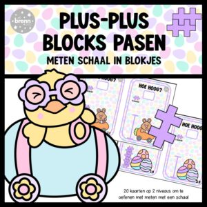 PLUS-PLUS: METEN PASEN SCHAAL BLOKJES
