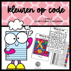 STAAL 2 WOORDENSCHAT KLEUREN OP CODE GROEP 6 THEMA STADSSAFARI