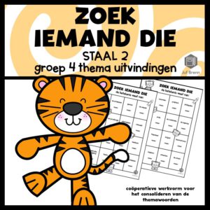 STAAL 2 WOORDENSCHAT ZOEK IEMAND DIE GROEP 4 THEMA UITVINDINGEN