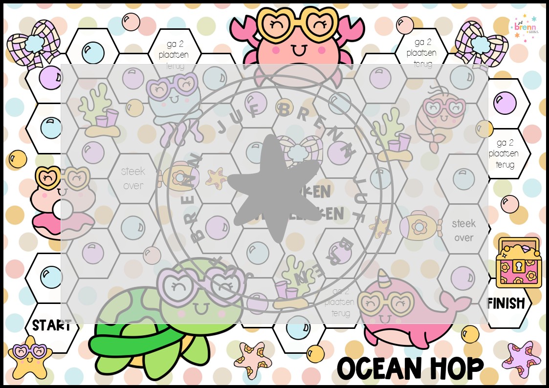 OCEAN HOP: BREUKEN VERGELIJKEN NIVEAU 1 - Afbeelding 2