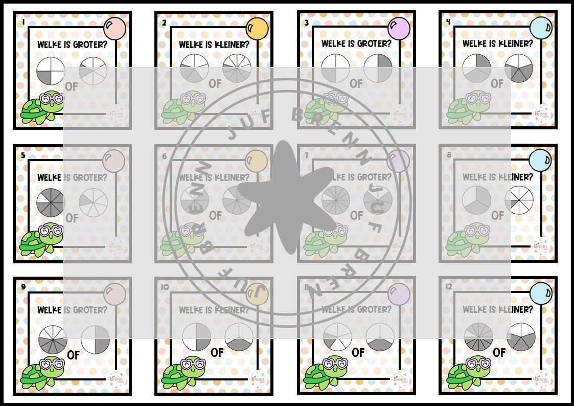 OCEAN HOP: BREUKEN VERGELIJKEN NIVEAU 1 - Afbeelding 3
