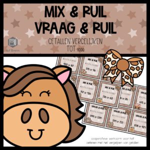 MIX VRAAG & RUIL: GETALLEN VERGELIJKEN TOT 1000