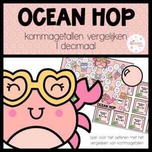 OCEAN HOP: KOMMAGETALLEN VERGELIJKEN 1 DECIMAAL
