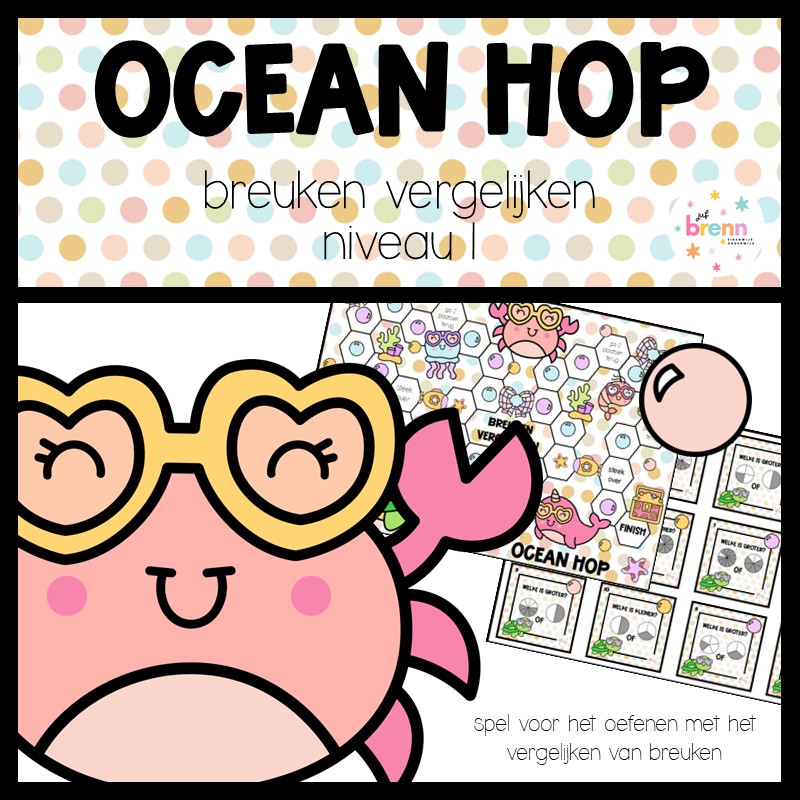 OCEAN HOP: BREUKEN VERGELIJKEN NIVEAU 1