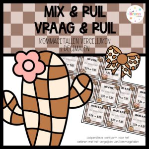 MIX VRAAG & RUIL: KOMMAGETALLEN VERGELIJKEN 2 DECIMALEN
