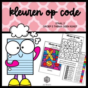 STAAL 2 WOORDENSCHAT KLEUREN OP CODE GROEP 5 THEMA GEEN KUNST