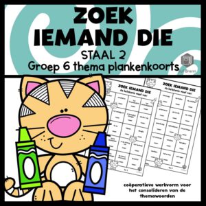 STAAL 2 WOORDENSCHAT ZOEK IEMAND DIE GROEP 6 THEMA OP ROLLETJES
