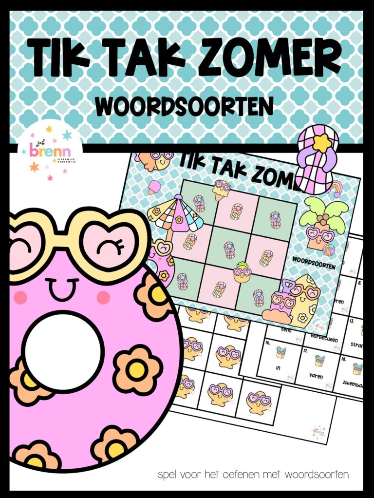 TIK TAK ZOMER: WOORDSOORTEN