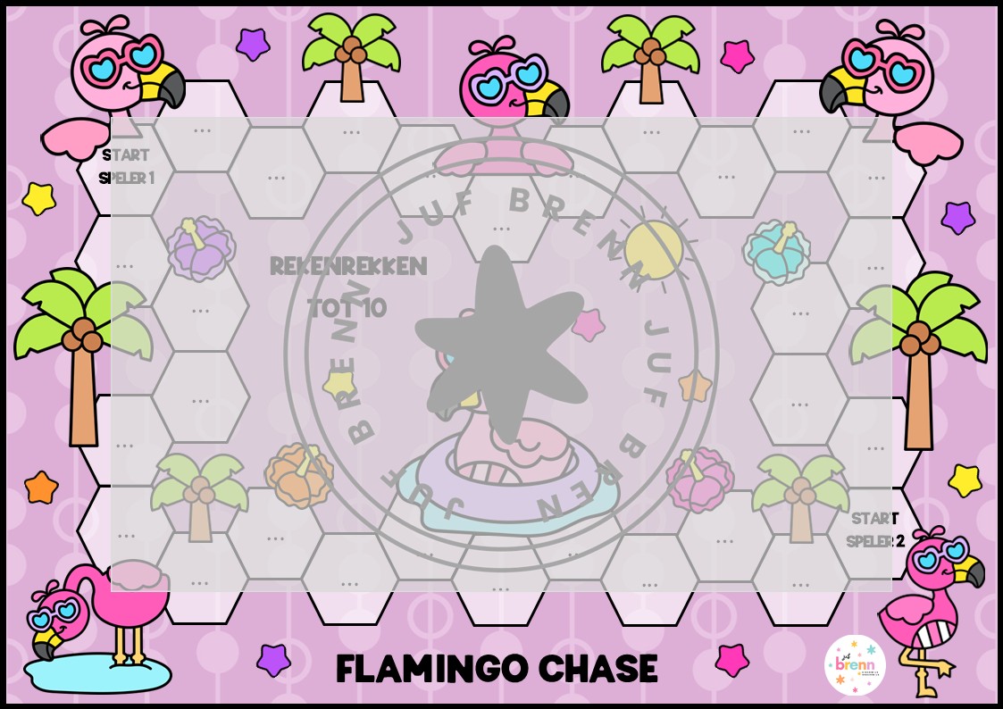 FLAMINGO CHASE: REKENREKKEN TOT 10 - Afbeelding 2