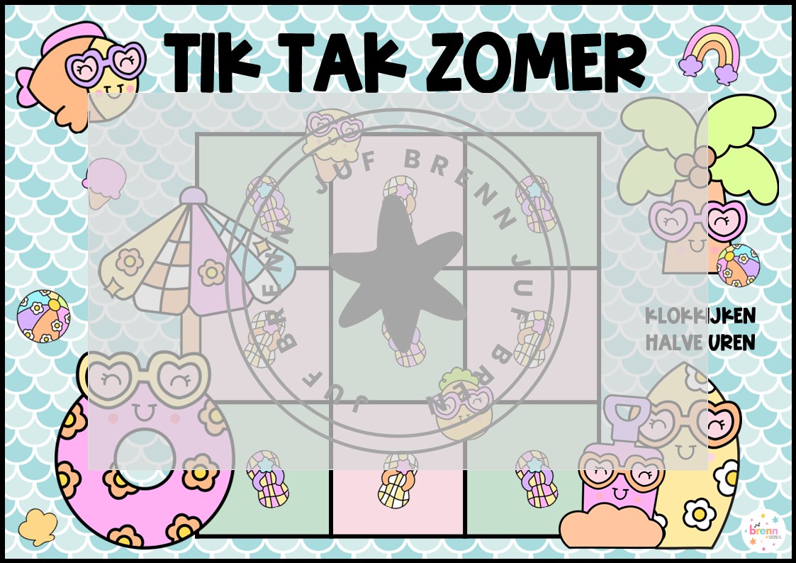 TIK TAK ZOMER: KLOKKIJKEN HALVE UREN - Afbeelding 2