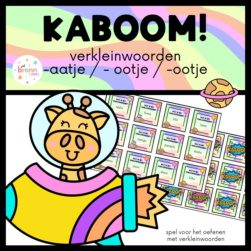 KABOOM! VERKLEINWOORDEN AATJE OOTJE UUTJE