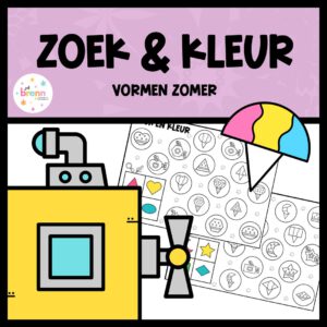 ZOEK & KLEUR ZOMER: VORMEN