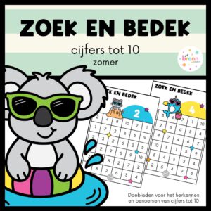 ZOEK & BEDEK: CIJFERS T/M 10 ZOMER