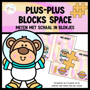 PLUS-PLUS: METEN SPACE SCHAAL BLOKJES